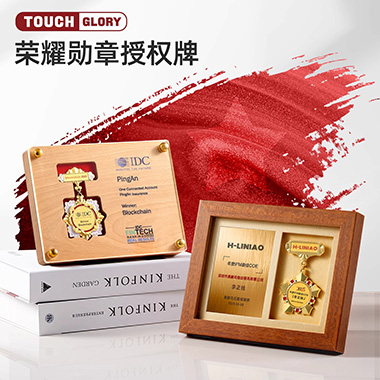 创意奖牌定制定做奖章纪念章牌匾勋章授权牌光荣退休高档奖杯制作